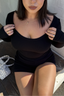 Nat Scoop Long Sleeve Black - Final Sale