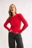 Carina Classic Long Sleeve - Radiant Red