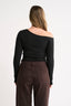 Chelsea Off Shoulder Long Sleeve - Black