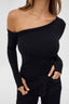 Chelsea Off Shoulder Long Sleeve - Black