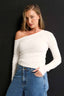 Chelsea Off Shoulder Long Sleeve - Powder