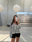 Sonny Zip Jacket Navy Stripe - Final Sale