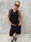Holly High V Neck Tank Black