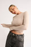 Jenna Crew Neck Long Sleeve - Chai