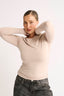 Jenna Crew Neck Long Sleeve - Chai