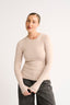 Jenna Crew Neck Long Sleeve - Chai