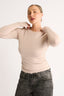 Jenna Crew Neck Long Sleeve - Chai