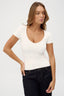 womens v neck tshirt white