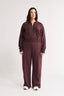Percy Track Pant Merlot - Final Sale