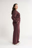 Percy Track Pant Merlot - Final Sale