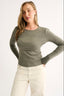 Harvee Relaxed Long Sleeve Thyme - Final Sale