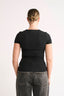 Jenna Crew Neck T-Shirt Black - Final Sale