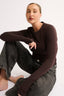 Jenna Crew Neck Long Sleeve - Pecan