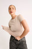 Jenna Crew Neck T-Shirt Chai - Final Sale