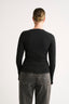 Jenna Crew Neck Long Sleeve - Black