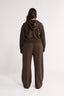 Percy Quarter Zip Jumper Espresso - Final Sale
