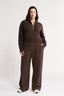 Percy Quarter Zip Jumper Espresso - Final Sale