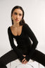 Nat Scoop Long Sleeve Black - Final Sale