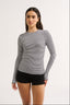 Carina Classic Long Sleeve Black/White Stripe - Final Sale