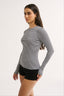 Carina Classic Long Sleeve Black/White Stripe - Final Sale