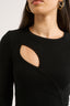 Neve Cutout Long Sleeve Black - Final Sale