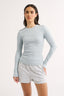Carina Classic Long Sleeve Stone Blue