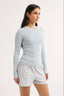 Carina Classic Long Sleeve Stone Blue