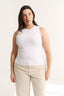 Carina Crew Tank Optic White