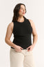 Carina Crew Tank Black