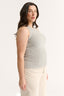 Carina Crew Tank Pewter Marle