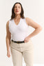 Stella V Neck Tank Optic White