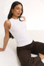 Carina Crew Tank Optic White