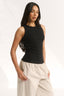 Carina Crew Tank Black