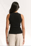 Carina Crew Tank Black