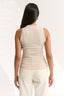 Carina Crew Tank Oatmeal Marle