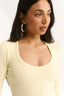 Ruby Scoop Long Sleeve Buttermilk