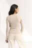 Ruby Scoop Long Sleeve Oatmeal Marle