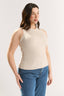 Carina Crew Tank Oatmeal Marle