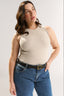 Carina Crew Tank Oatmeal Marle