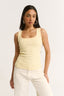 Harmony Square Neck Tank Buttermilk