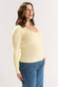 Ruby Scoop Long Sleeve Buttermilk