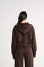 Percy Quarter Zip Jumper Espresso - Final Sale