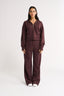 Percy Track Pant Merlot - Final Sale