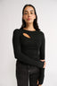 Neve Cutout Long Sleeve Black - Final Sale