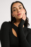 Neve Cutout Long Sleeve Black - Final Sale
