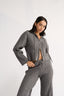 Katie Cable Knit Pant Charcoal - Final Sale