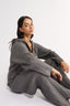 Katie Cable Knit Pant Charcoal - Final Sale