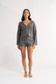 Katie Cable Knit Short Charcoal - Final Sale