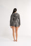Katie Cable Knit Short Charcoal - Final Sale