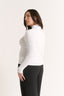 Carina Mock Neck Long Sleeve Optic White Final Sale